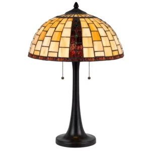 60W X 2 Whitton Tiffany Table Lamp