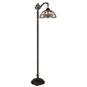 60W Colebridge Downbridge Tiffany Floor Lamp