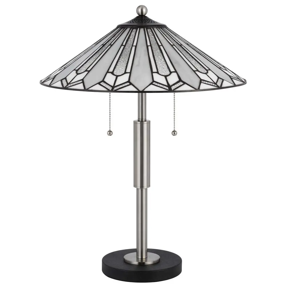 60W X 2 Muirfield Tiffany Table Lamp - Image 2