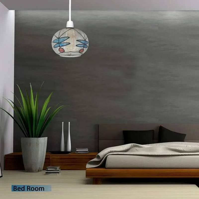 Tiffany style Ceiling Pendant Hanging Mediterranean Style lamp Decorative Light Shade~4541 - Image 3