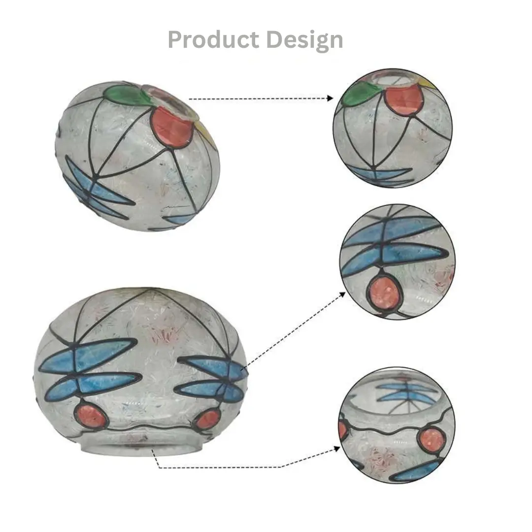 Tiffany style Ceiling Pendant Hanging Mediterranean Style lamp Decorative Light Shade~4541 - Image 7