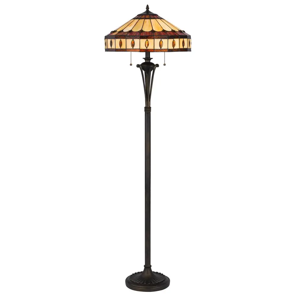 60W X 2 Tiffany Floor Lamp