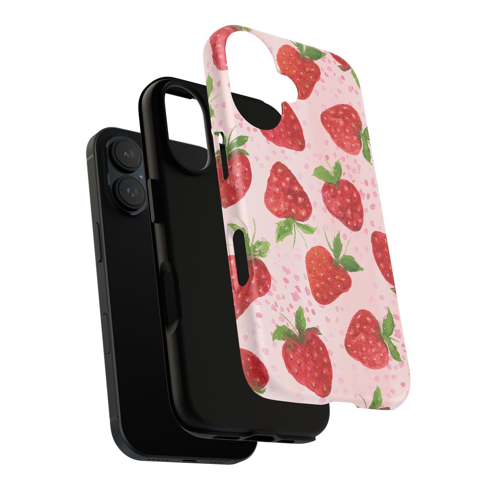 Strawberry Tough Phone Case | Cute Berry Phone Cover, Floral Phone Case, Summer Accessory, Gift for Her, Trendy Tech - Image 8