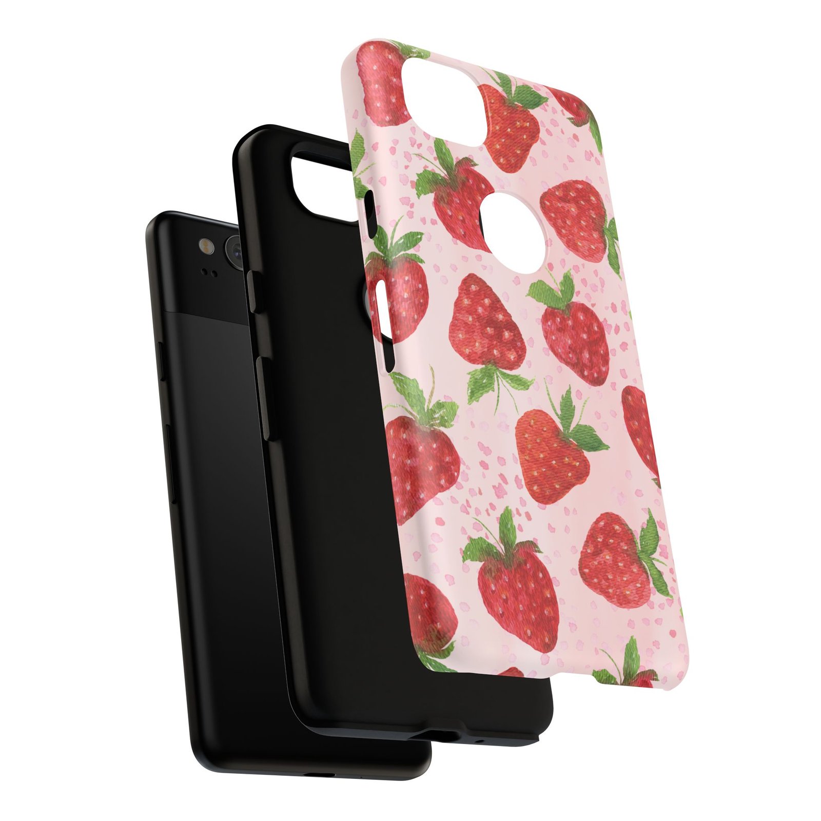 Strawberry Tough Phone Case | Cute Berry Phone Cover, Floral Phone Case, Summer Accessory, Gift for Her, Trendy Tech - Image 190