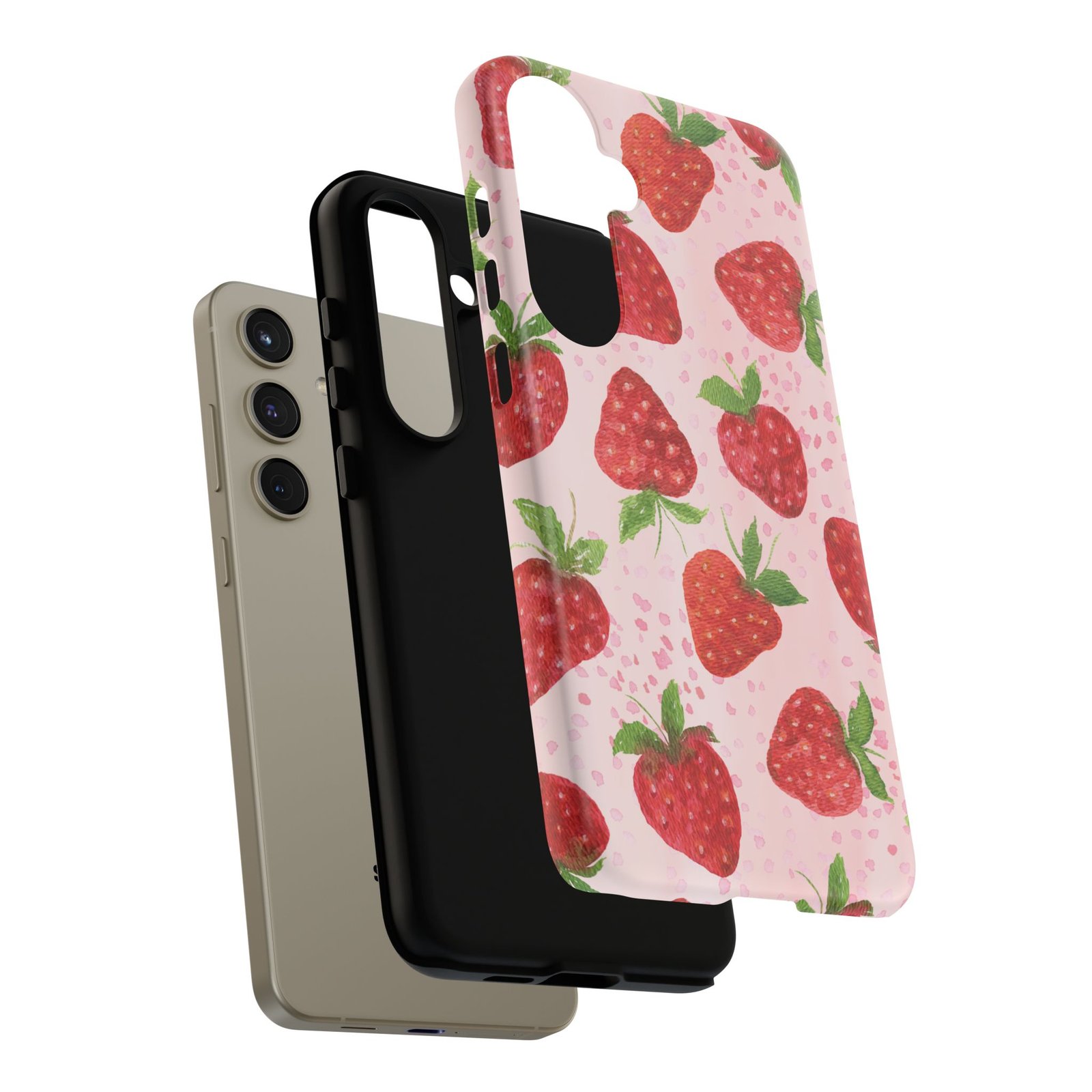 Strawberry Tough Phone Case | Cute Berry Phone Cover, Floral Phone Case, Summer Accessory, Gift for Her, Trendy Tech - Image 160