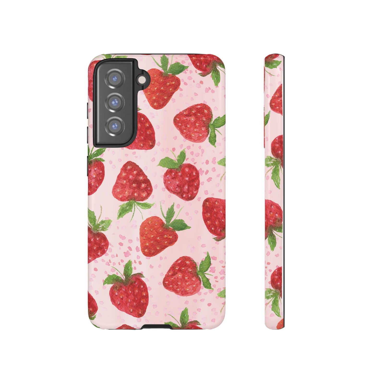 Strawberry Tough Phone Case | Cute Berry Phone Cover, Floral Phone Case, Summer Accessory, Gift for Her, Trendy Tech - Image 57