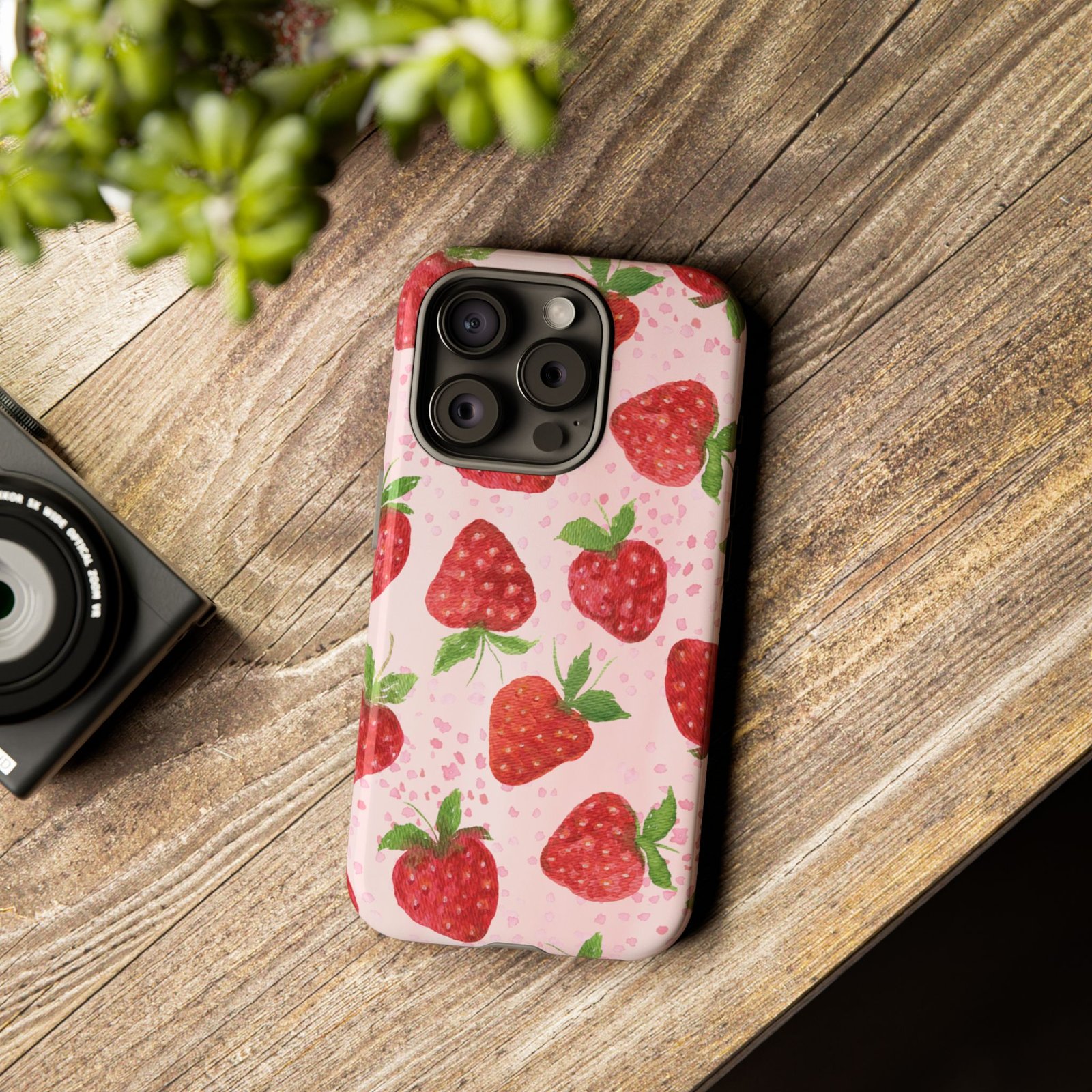 Strawberry Tough Phone Case | Cute Berry Phone Cover, Floral Phone Case, Summer Accessory, Gift for Her, Trendy Tech - Image 135