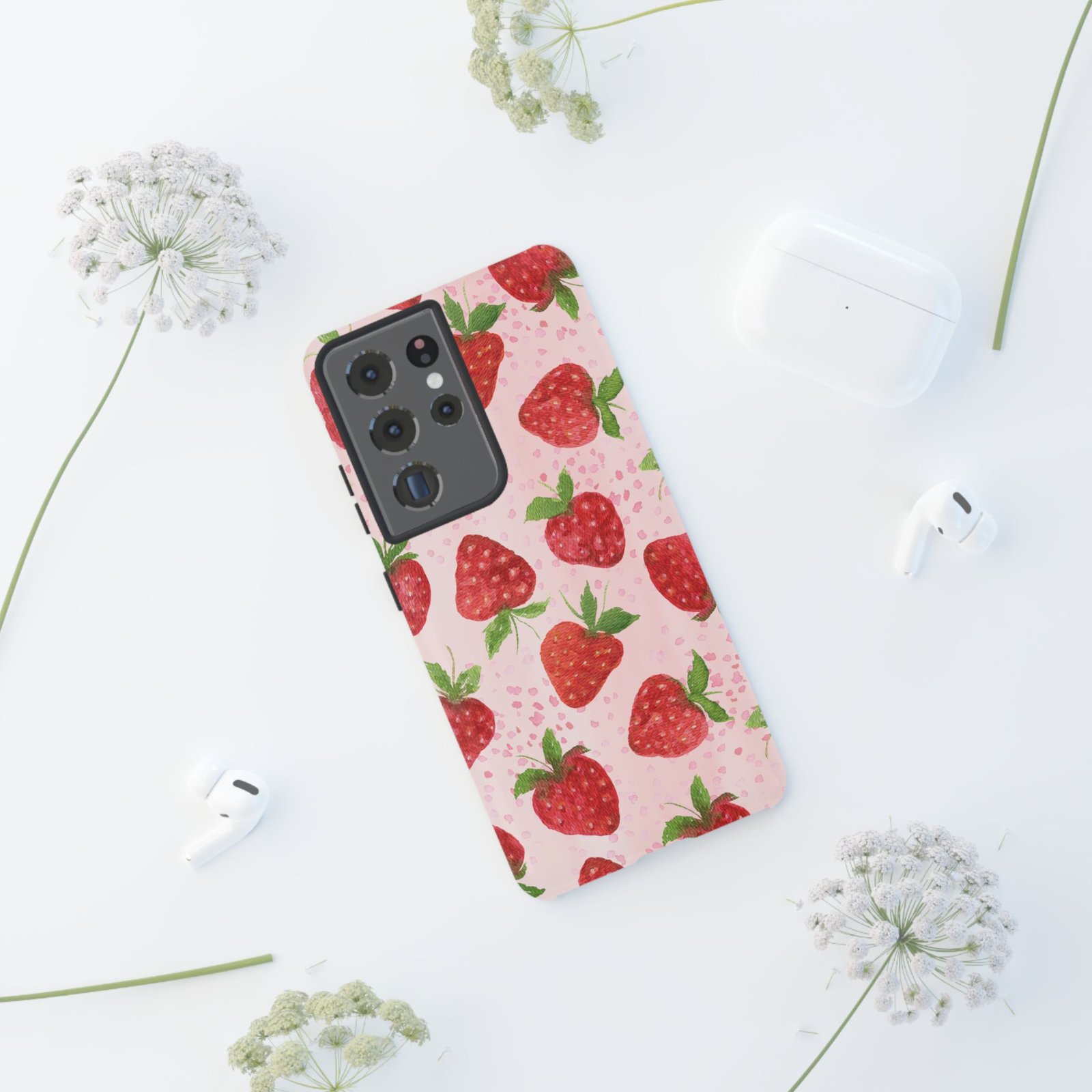 Strawberry Tough Phone Case | Cute Berry Phone Cover, Floral Phone Case, Summer Accessory, Gift for Her, Trendy Tech - Image 42