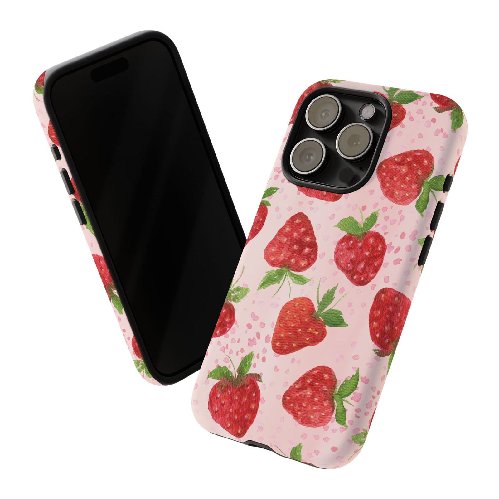 Strawberry Tough Phone Case | Cute Berry Phone Cover, Floral Phone Case, Summer Accessory, Gift for Her, Trendy Tech - Image 137