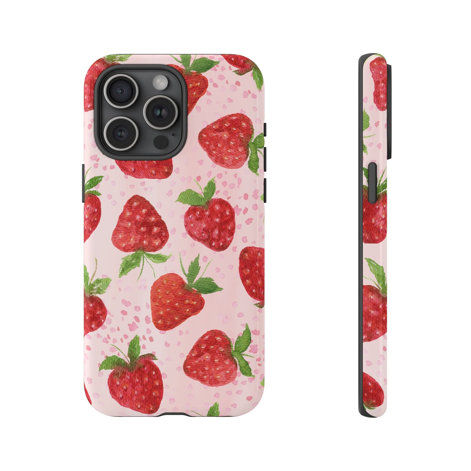 Strawberry Tough Phone Case | Cute Berry Phone Cover, Floral Phone Case, Summer Accessory, Gift for Her, Trendy Tech - Image 139