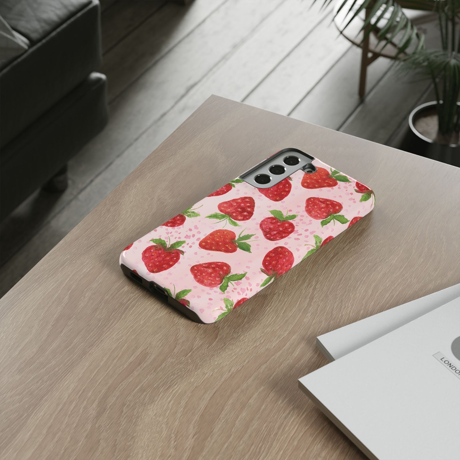 Strawberry Tough Phone Case | Cute Berry Phone Cover, Floral Phone Case, Summer Accessory, Gift for Her, Trendy Tech - Image 66